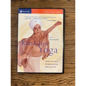 Kundalini Yoga DVD With Gurmukh By Gaiam  Mind Body Health Fitness Meditation